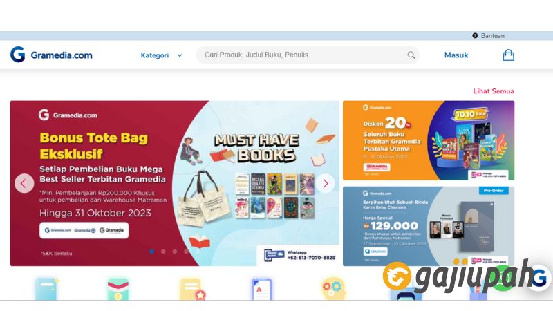 Gaji Karyawan Gramedia 