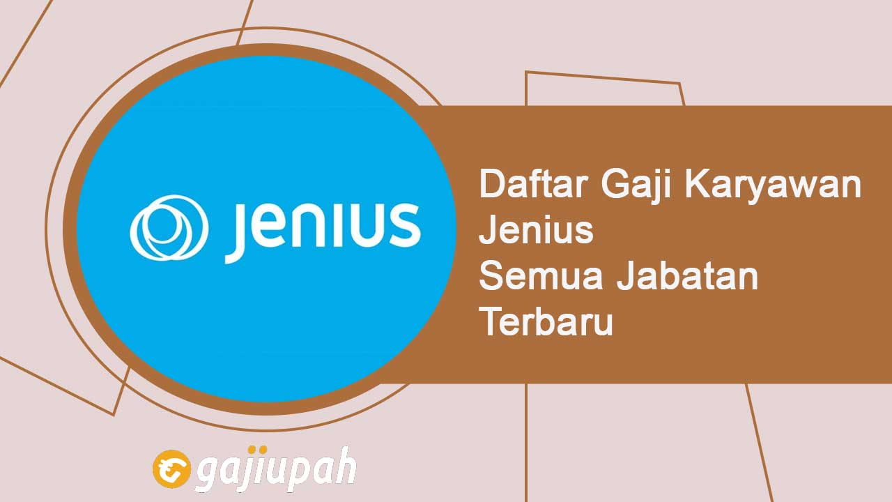 Gaji Pegawai Jenius Semua Jabatan Terbaru