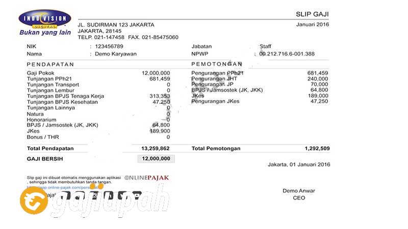 Gaji Karyawan Indovision Semua Jabatan Terbaru