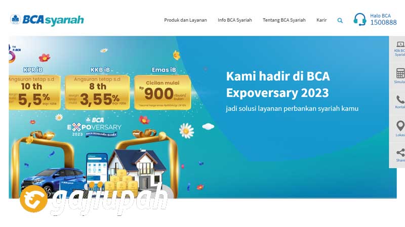 Gaji Pegawai Bank BCA Syariah Semua Jabatan Terbaru