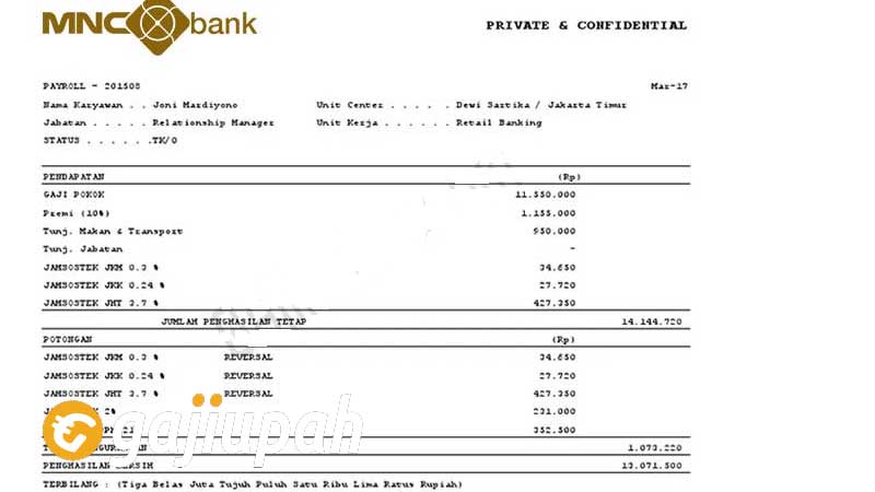 Gaji Pegawai Bank MNC International Tbk (BABP) Semua Jabatan Terbaru