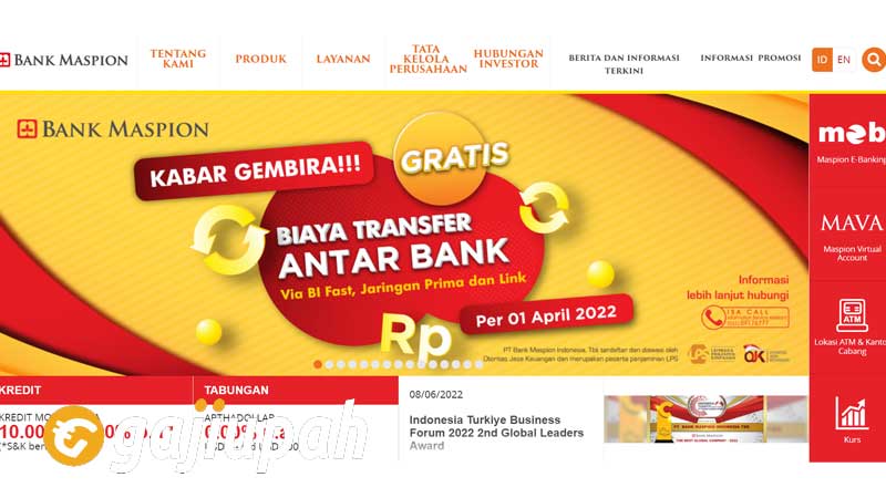 Gaji Pegawai Bank Maspion Indonesia Tbk (BMAS) Semua Jabatan Terbaru