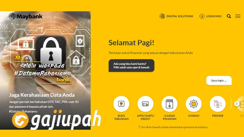 Gaji Pegawai Bank Maybank Syariah Semua Jabatan Terbaru