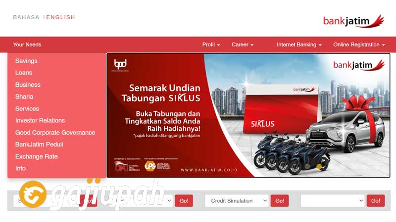 Gaji Pegawai Bank Pembangunan Daerah Jawa Timur Tbk (BJTM) Semua Jabatan Terbaru