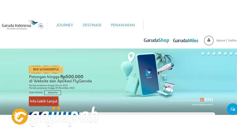 Gaji Karyawan PT Garuda Indonesia (Persero) Semua Jabatan Terbaru