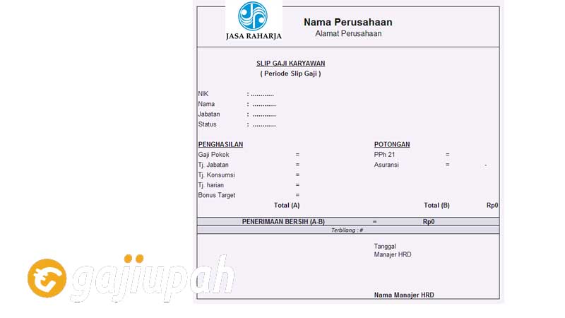 Gaji Karyawan PT Jasa Raharja (Persero) Semua Jabatan Terbaru