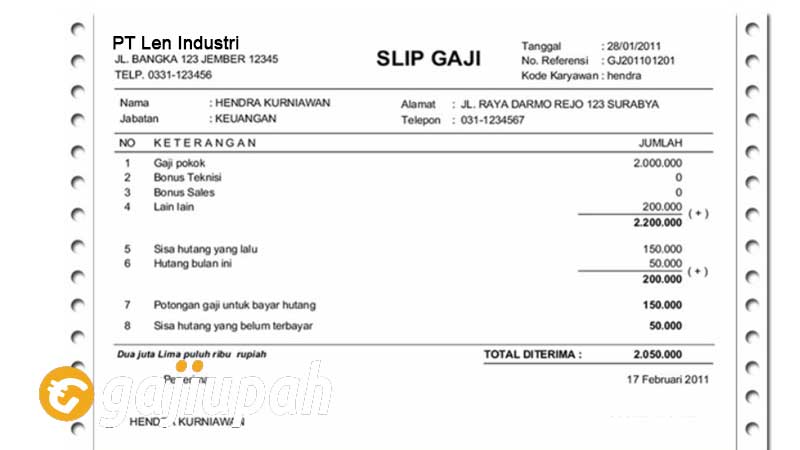 Gaji Karyawan PT Len Industri (Persero) Semua Jabatan Terbaru