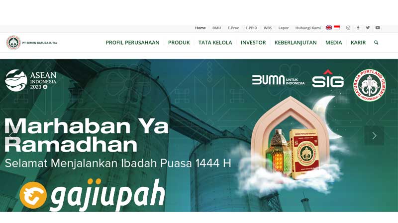 Gaji Karyawan PT Semen Baturaja (Persero) Semua Jabatan Terbaru