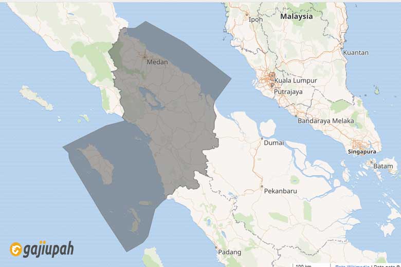 Gaji Upah Minimum Provinsi Sumatra Utara