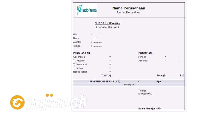 Gaji Karyawan PT Indofarma (Persero) Semua Jabatan Terbaru