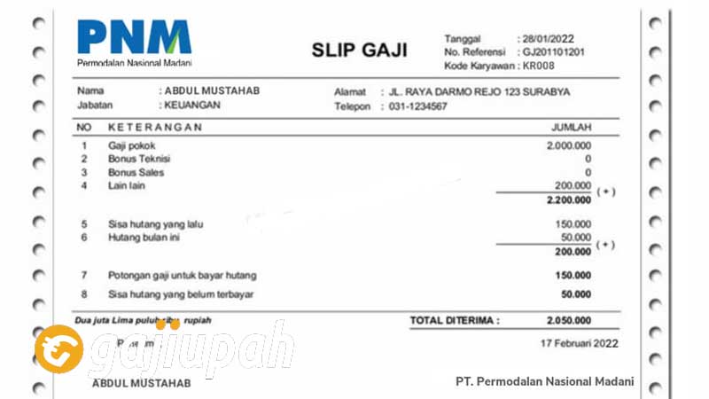 Gaji Karyawan PT Permodalan Nasional Madani (Persero) Semua Jabatan Terbaru