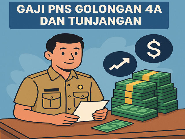Gaji PNS Golongan 4A Tunjangan Gaji PNS Golongan 4A Tunjangan