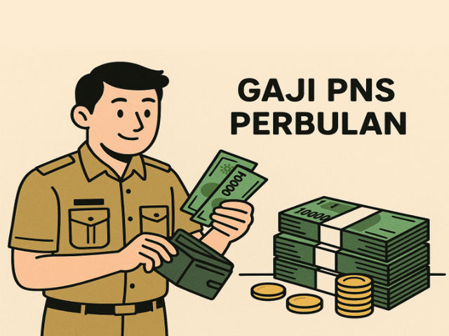 Gaji PNS Perbulan