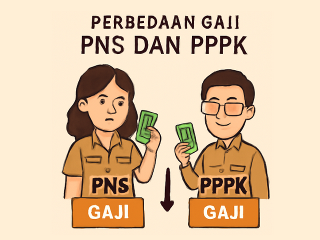 Perbedaan Gaji PNS dan PPPK