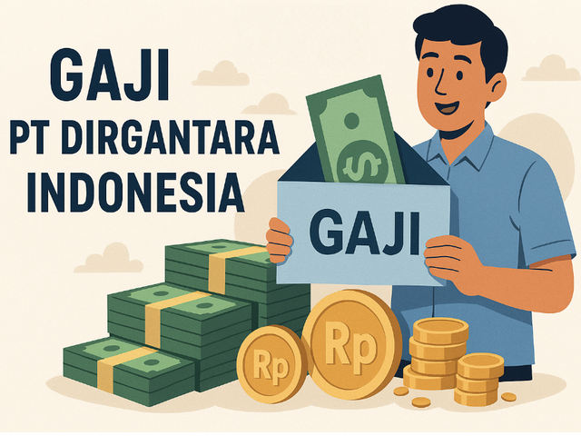 besar gaji pt dirgantara Indonesia