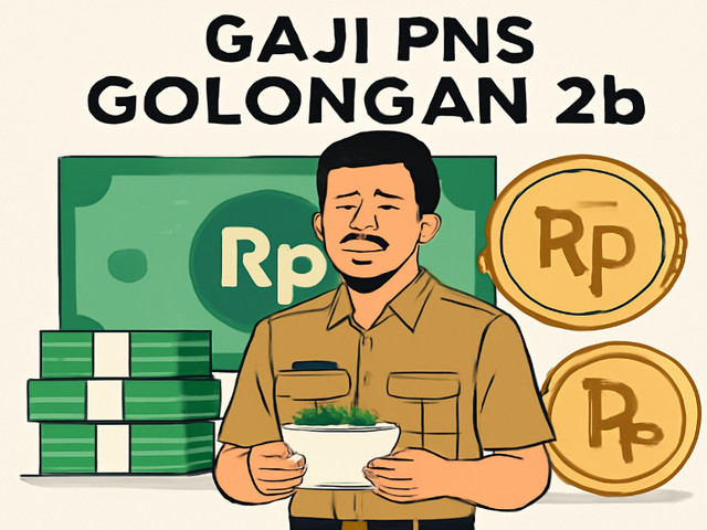 Gaji PNS Golongan 2b Gaji PNS Golongan 2b