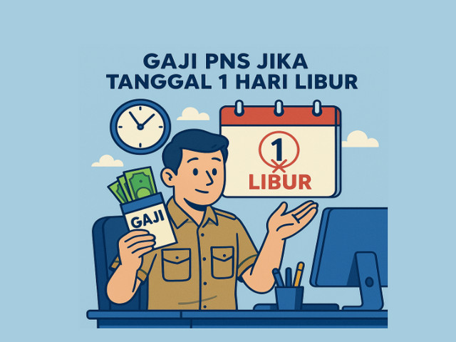 Gaji PNS Jika Tanggal 1 Hari Libur