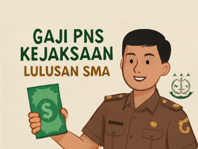 Gaji PNS Kejaksaan Lulusan SMA