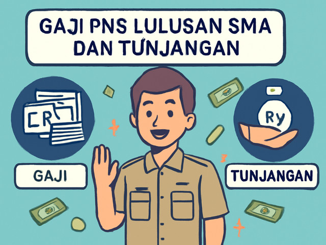 Gaji PNS Lulusan SMA dan Tunjangan