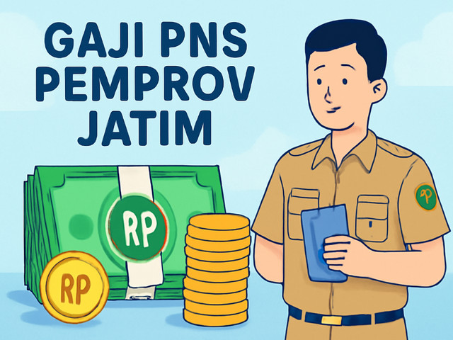 Gaji PNS Pemprov Jatim