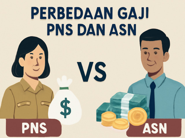 Perbedaan Gaji PNS dan ASN
