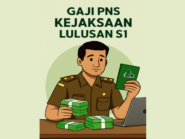 gaji pns kejaksaan lulusan s1