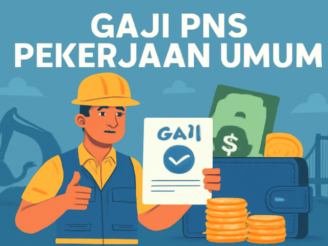 gaji pns pekerjaan umum