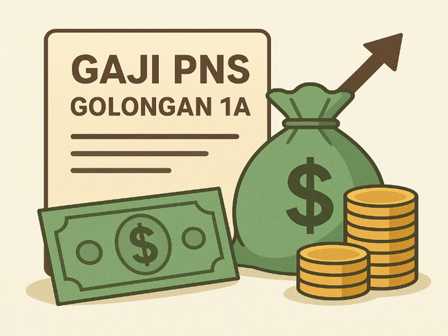 Gaji PNS Golongan 1a