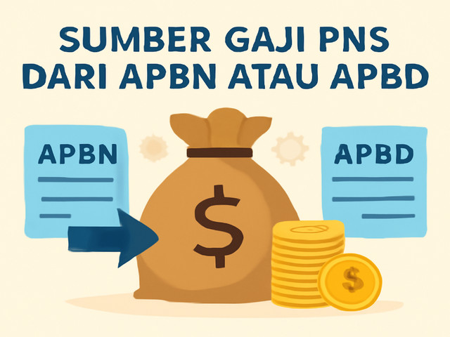 Sumber Gaji PNS dari APBN atau APBD