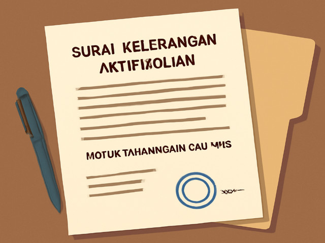 surat keterangan aktif kuliah untuk tunjangan gaji pns