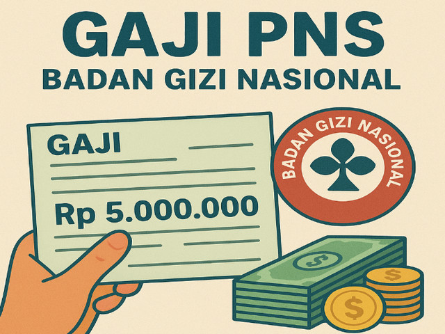 Gaji PNS Badan Gizi Nasional