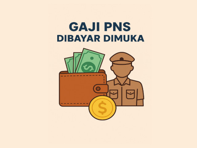 Gaji PNS Dibayar Dimuka