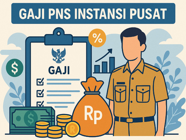 Gaji PNS Instansi Pusat